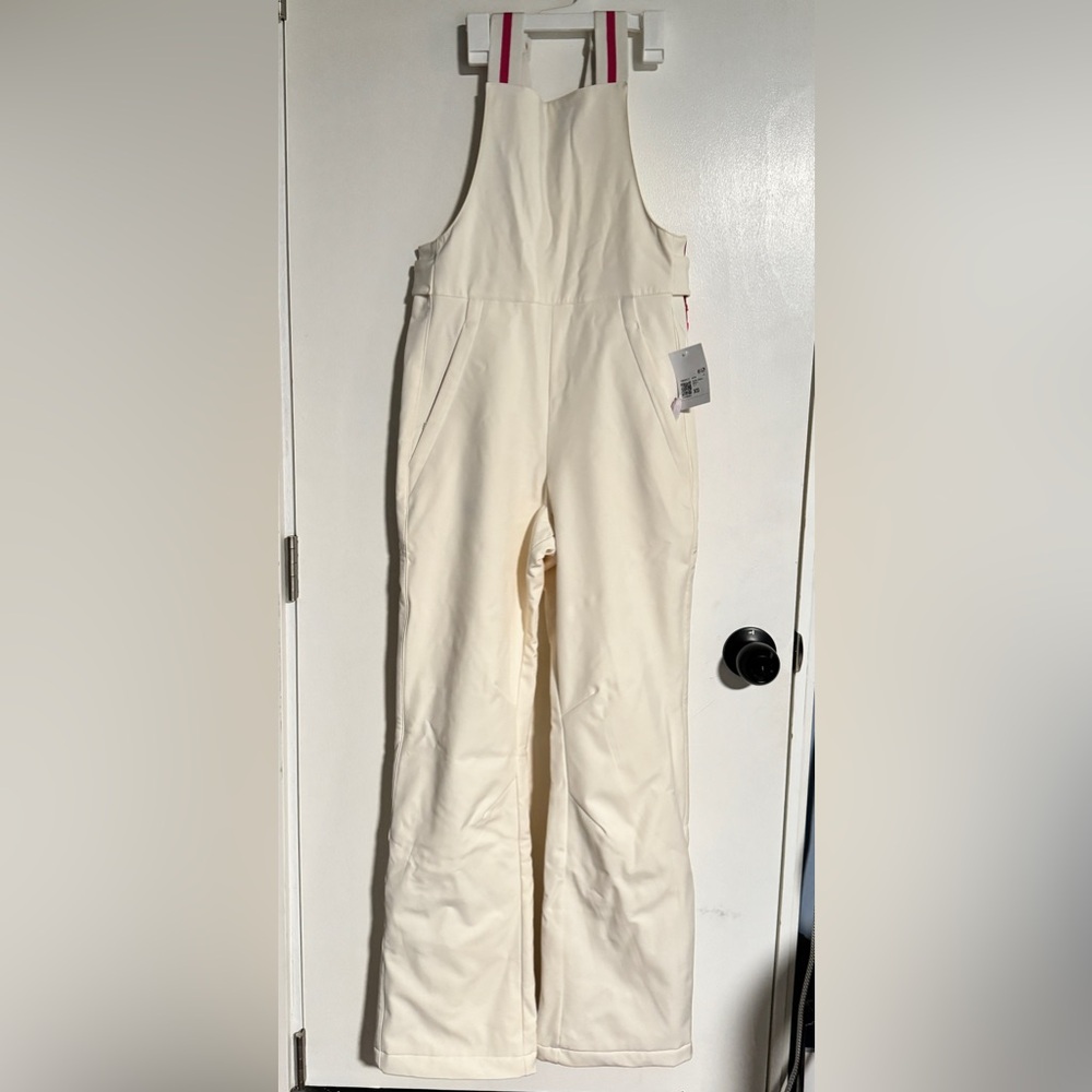 Active Ski Striped-Trim Overalls from Forever 21